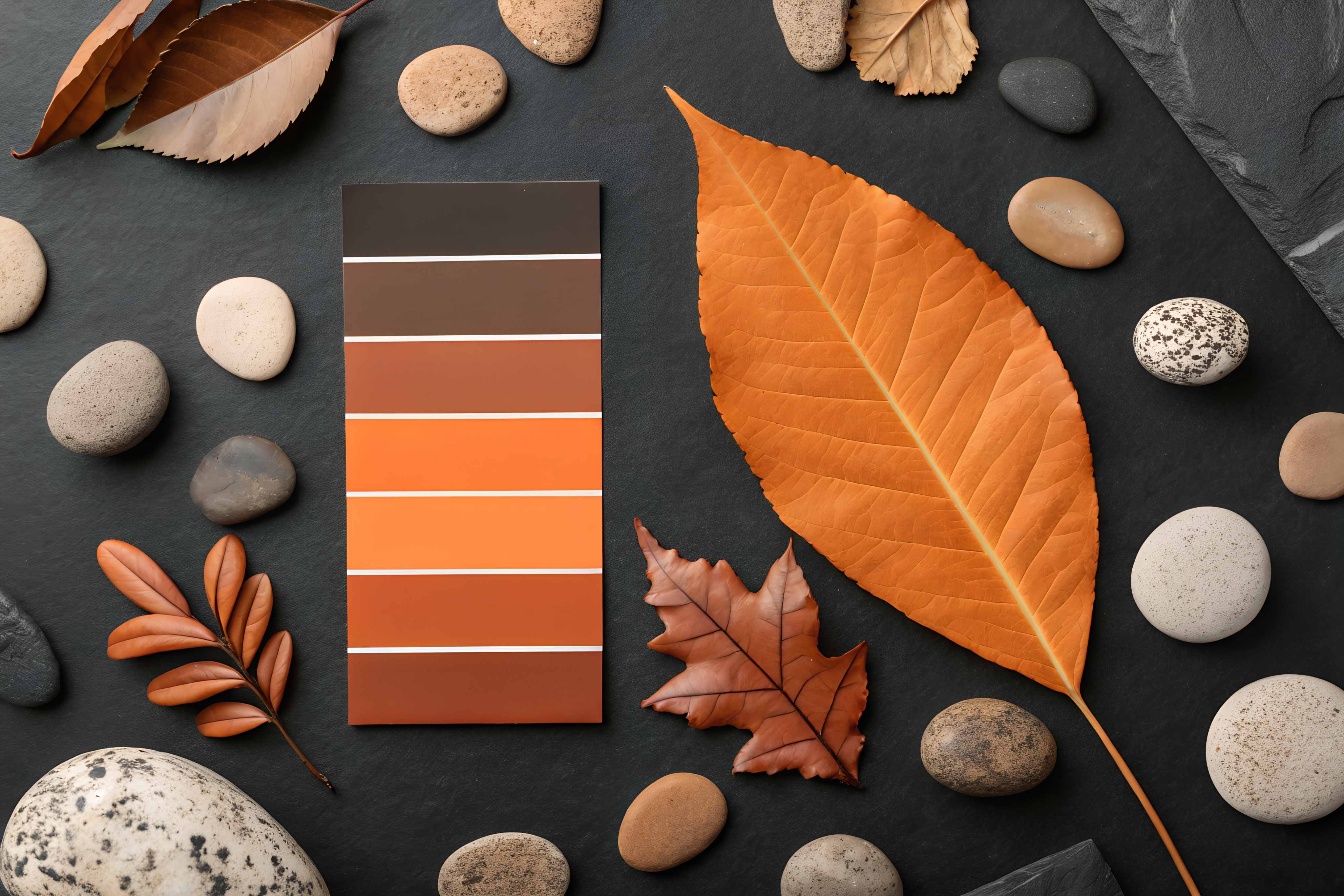 Оранжевый и серый: баланс яркости и нейтральности